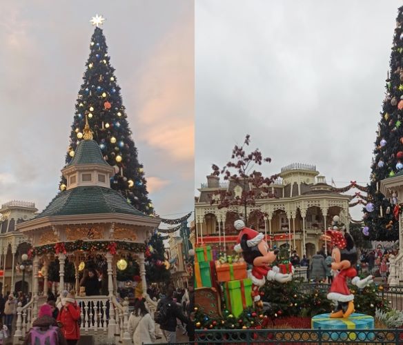Árbol de Navidad - Main Street - Disneyland París 